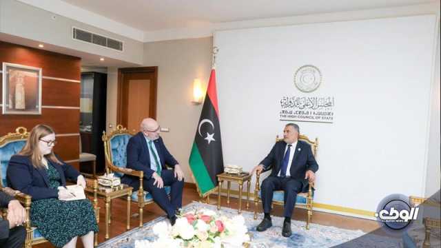 “تكالة” يبحث مع سفير المملكة المتحدة لدى ليبيا تطورات العملية السياسية في ليبيا