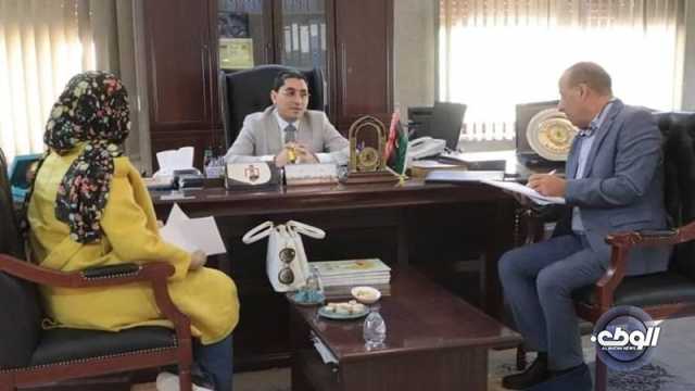 “أرحومة”  يتابع سير العمل من مقر الملحقية العسكرية بعمان