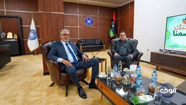 “الضاوي” يبحث مع وزير الخارجية الليبية التعاون المشترك