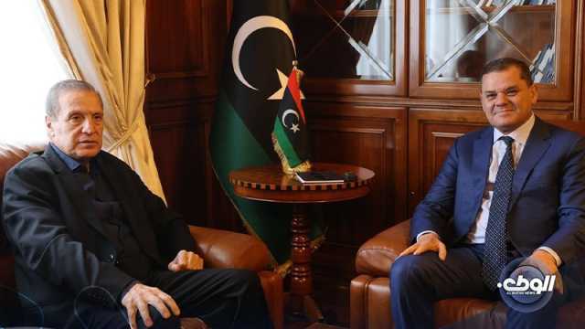 “الدبيبة” يستقبل نائب رئيس الوزراء ووزير الإعلام الفلسطيني