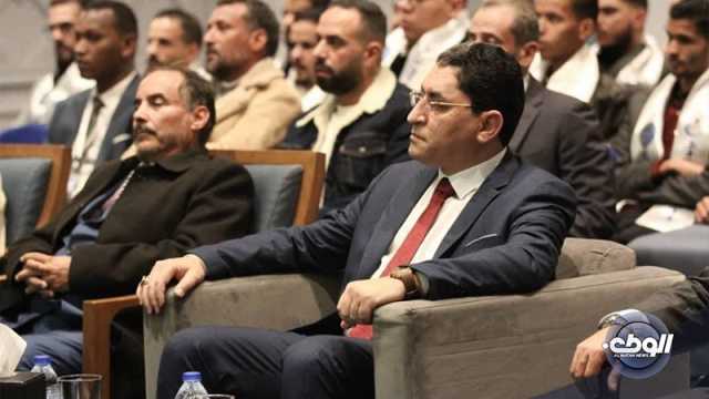 “أرحومة” يحضر حفل تخرج الباحثين عن العمل الموفدين من الحكومة الليبية في الأردن