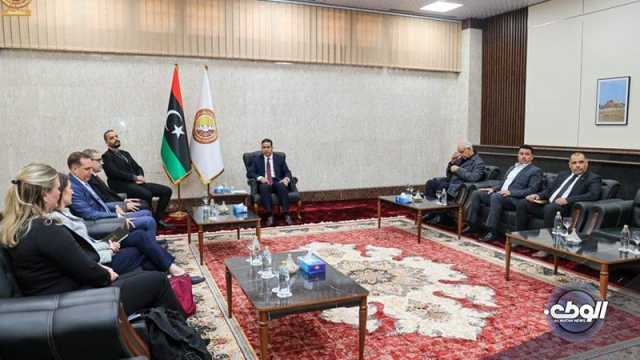 “النويري” يبحث مع القائم بالأعمال بالسفارة الأمريكية مستجدات الأوضاع السياسية في ليبيا