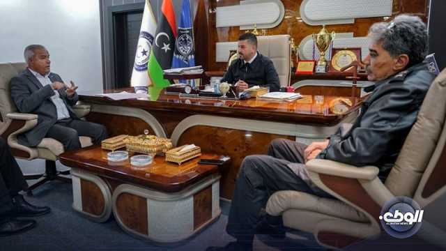 “اقعيم” يبحث التعاون الأمني مع مدير أمن سرت خلال اجتماع ببنغازي