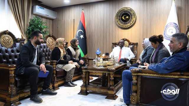 وزارة الهجرة غير الشرعية الليبية تبحث سبل التعاون مع اليونيسف