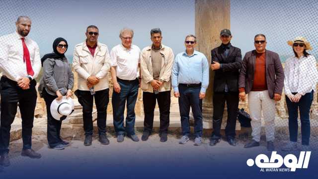 “نورلاند” يزور مدينة لبدة الأثرية ويشيد بالكنوز التاريخية التي تزخر بها ليبيا