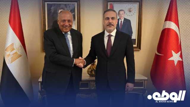 توافق تركي مصري على وحدة الأراضي الليبية والمساعدة المشتركة