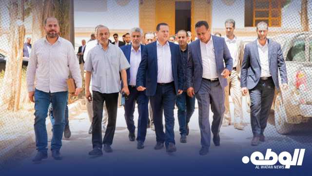 “الحويج” يجري زيارة تفقدية إلى مقر الوزارة في مدينة البيضاء