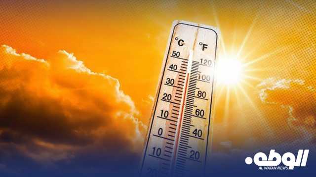 الأرصاد الجوية: استمرار تأثير الكتلة الساخنة خلال اليومين القادمين