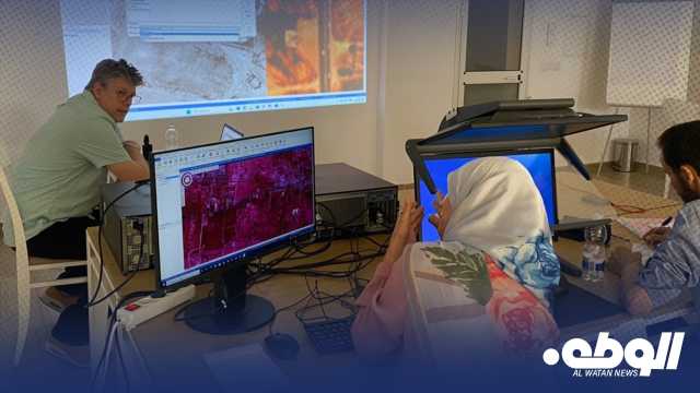 المركز الليبي للاستشعار عن بعد وعلوم الفضاء ينظم دورة تدريبية في مجال المساحة التصويرية