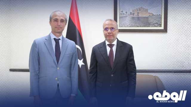 “اللافي” يبحث مع السفير الإيطالي تطورات العملية السياسية في ليبيا