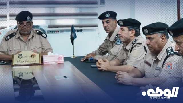 مدير أمن سبها يناقش الخطة المنجزة خلال عطلة عيد الأضحى