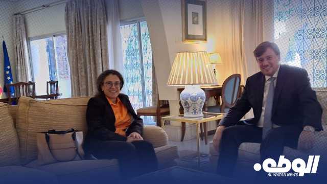 “خوري” تبحث مع السفير الإسباني خطوات التقدم السياسي في ليبيا