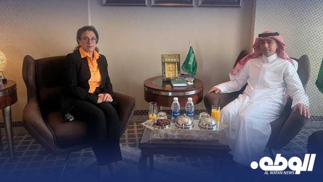 “خوري” تبحث سبل الوصول لتسوية سياسية لإجراء الانتخابات مع القائم بأعمال السفارة السعودية