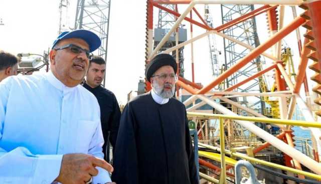 الرئيس الإيراني يدشن المرحلة الأخيرة من مشروع تطوير أكبر حقل غاز في العالم