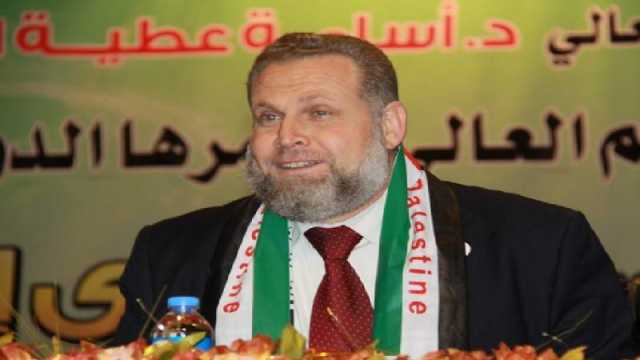 بعد استشهاده بقصف إسرائيلي.. حماس تزف رئيس مجلس شورى الحركة في غزة أسامة المزيني