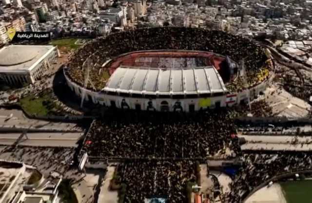 في محاولة للتشويش على التشييع.. اسرائيل تنشر مشاهد استهداف “نصر الله” (فيديو) 