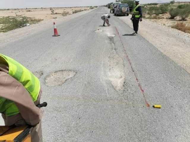 حادث مروري مروع يودي بحياة سائق شاحنة في مارب (صورة)