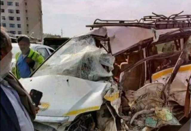 وفاة 6 يمنيين وإصابة آخرين في حادث سير مروع بصنعاء