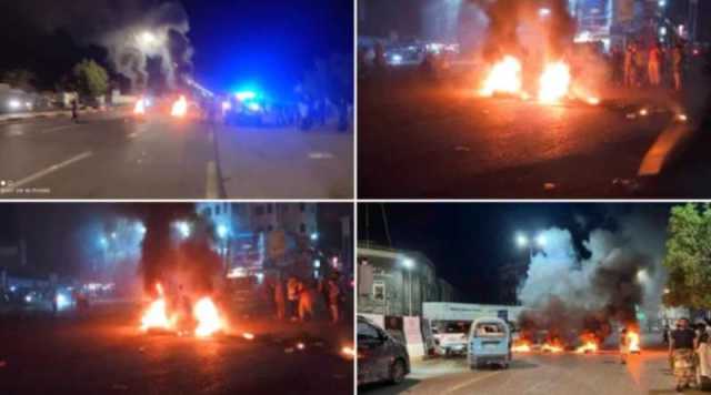 قوات الحزام الأمني في عدن تطلق النار على المواطنين خلال احتجاجات تندد بانقطاع الكهرباء ”فيديو”