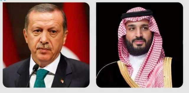 ولي العهد السعودي يبعث برقية إدانة إلى أردوغان