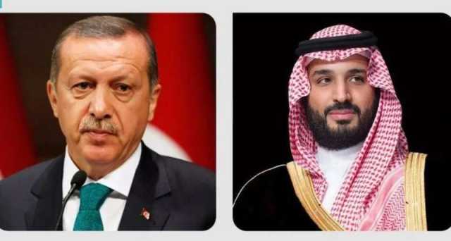 عاجل: ولي العهد السعودي يدعو لوقف الهجوم الإسرائيلي على غزة ويبحث مع أردوغان وقف الحرب