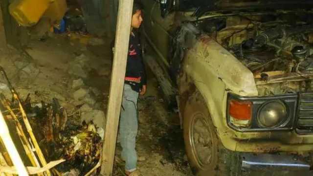 إحراق سيارة مغترب يمني في السعودية بعد سرقة 4 سيارات في إب