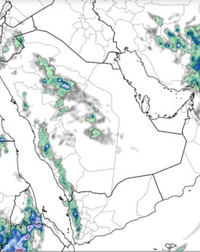 ستمتد إلى السعودية والأردن.. 10 محافظات يمنية على موعد مع الأمطار خلال الساعات القادمة