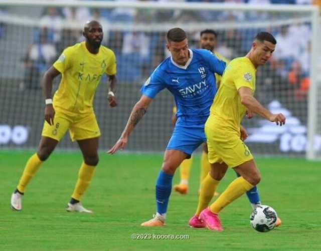 رونالدو يتوج النصر باللقب العربي على حساب الهلال