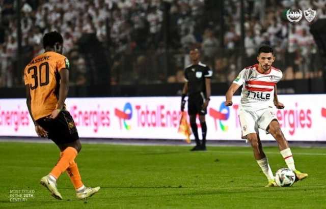 أحمد فتوح يعود لقائمة الزمالك أمام بلاك بولز بالكونفدرالية