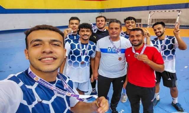 منتخب جامعة طنطا للكرة الخماسية يحصد برونزية دوري الجامعات المصرية