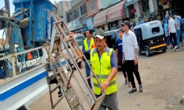 تيسيرًا للحركة المرورية.. رفع 1542 حالة إشغال طريق مخالف في البحيرة