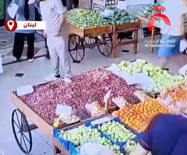 الهجوم السيبراني في لبنان.. لحظة انفجار سوبر ماركت ببيروت (فيديو)