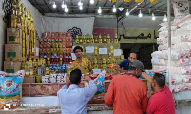 افتتاح منفذ جديد لبيع السلع الغذائية ضمن مبادرة «معًا ضد الغلاء» بحوش عيسى بالبحيرة