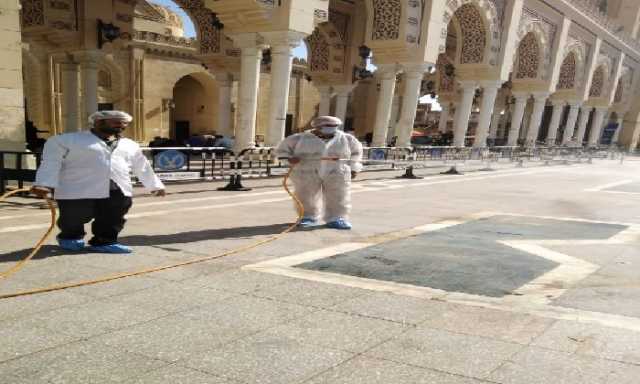 عقب انتهاء احتفالات مولد البدوي.. أعمال نظافة وتطهير بمحيط المسجد الأحمدي ورفع 1000طن مخلفات