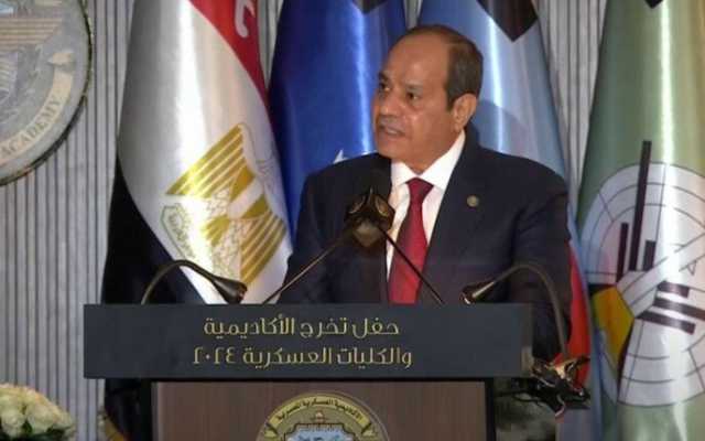 الرئيس السيسي: السلام العادل هو الحل الوحيد لضمان التعايش الآمن والمستدام بين شعوب المنطقة