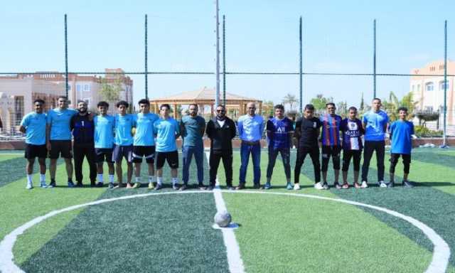 انطلاق دوري كرة القدم الخماسية بجامعة طيبة التكنولوجية