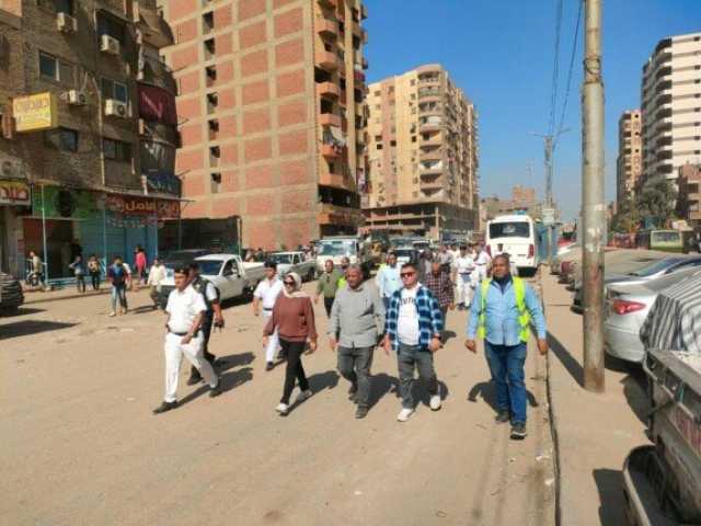 نائبة محافظ القليوبية: إزالة 580 طن مخلفات وعدد 30 حالة إشغالات بحي شرق شبرا الخيمة