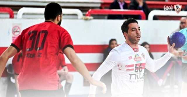 الزمالك يهزم الزهور في دوري المحترفين لكرة اليد