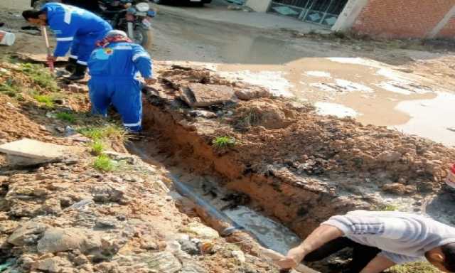 رئيس مياه القناة: إصلاح كسرين مفاجئين في وقت قياسي وإعادة تشغيل الخدمة