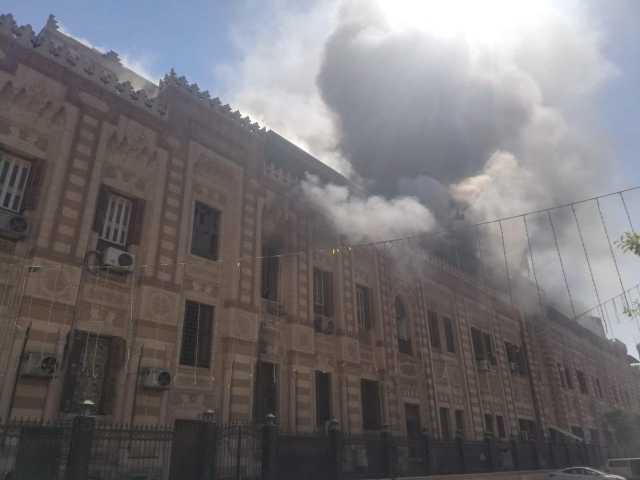 النيابة الادارية تفتح تحقيق عاجل في حريق مبنى وزارة الأوقاف