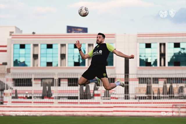 بعد إصابة الرأس.. طبيب الزمالك يطمئن على «الونش» قبل مران الفريق