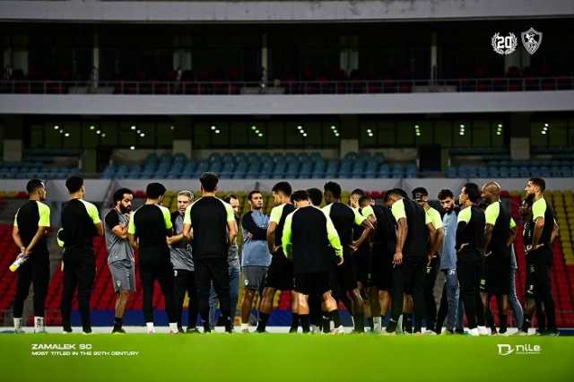 سعيد الشرقاوي يتواجد في مران الزمالك قبل لقاء النصر الليبي