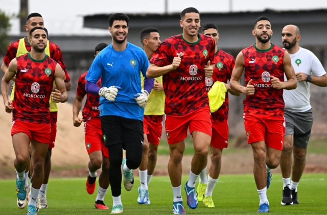 المنتخب المغربي يجري أولى حصصه التدريبية بسان بيدرو الايفوارية