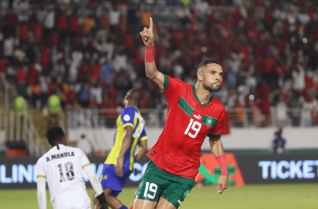 يوسف النصيري أول لاعب مغربي يسجل في 4 نسخ متتالية من الكان