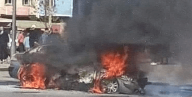 شخص يضرم النار عمدا في سيارته وفي جسده بمدينة سلا