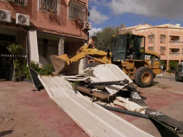 بالصور.. السلطات المحلية باسكجور تشن حملة ضد إحتلال الملك العمومي