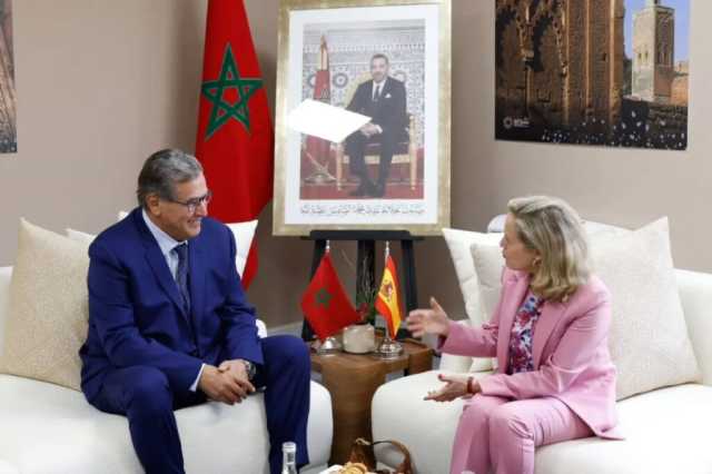 الاستثمارات الإسبانية بالمغرب محور مباحثات بين أخنوش ونائبة رئيس حكومة مدريد