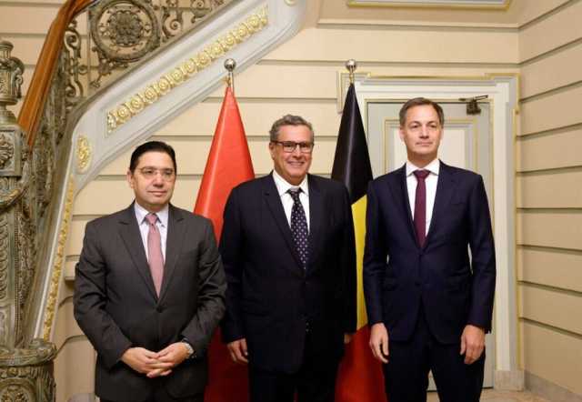 أخنوش ورئيس وزراء بلجيكا يؤكدان على أهمية الشراكة بين الرباط وبروكسيل