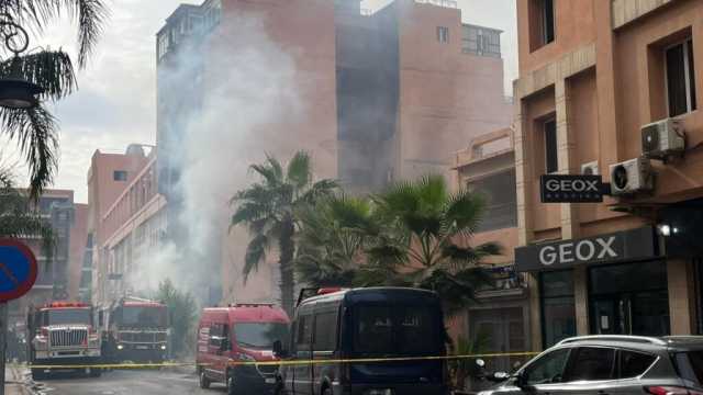 اندلاع حريق باحدى الشقق بمراكش