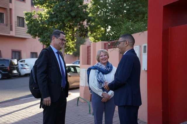 وزيرة التنمية الدولية وسفير دولة النرويج يزوران مقر الادارة الجهوية للهلال الأحمر بمراكش